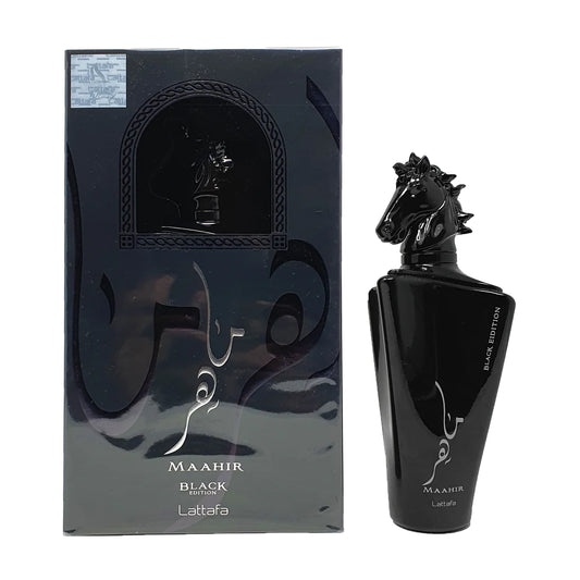 Maahir Black Edition Lattafa Perfumes Eau de Parfum 100ml