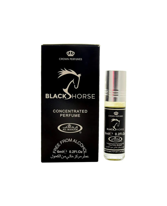 Al Rehab Black Horse 6ml Roll On Perfume Oil